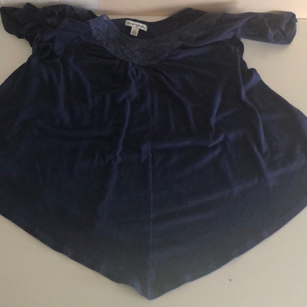 American Eagle Crocheted Flowing Blouse Small - Picture 7 of 10